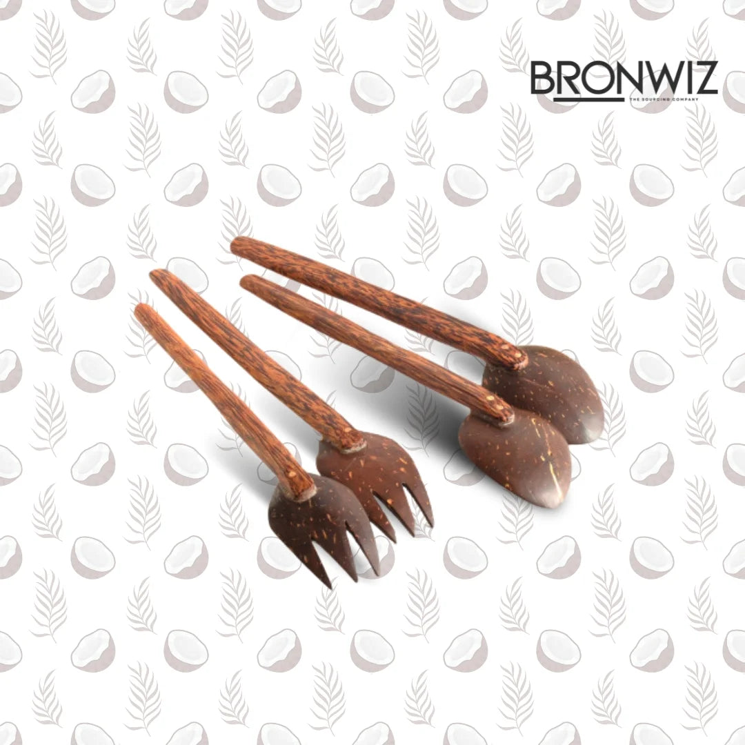 Coconut Shell Cutlery Set